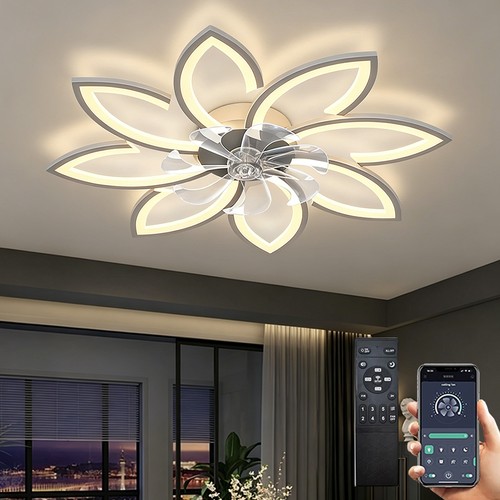 Led ceiling fans with - led,