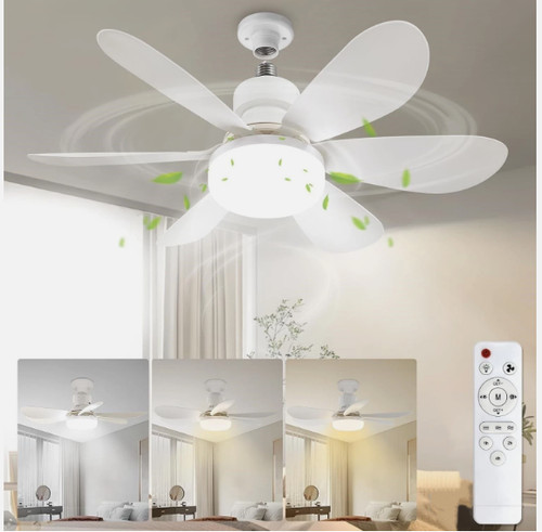 Socket fan light - fan, fans