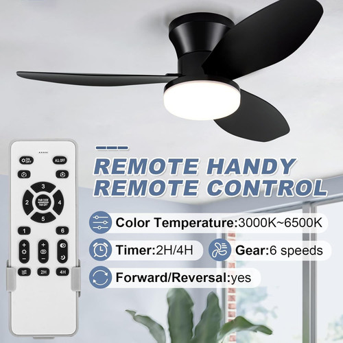 Modern led ceiling fan - led,