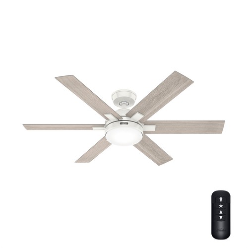Hunter fan inch - fresh, white